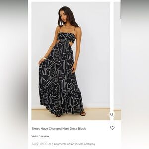 Fortune One Times Have Changed Maxi Dress